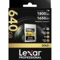 LEXAR 640GB PROFESSIONAL GOLD LCAGOLD640G- RNENG CFEXPRESS 4.0 TYPE-A KART