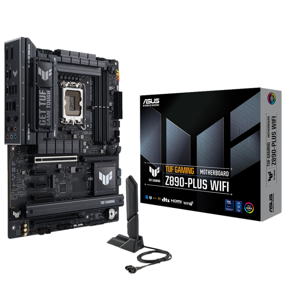 ASUS TUF GAMING Z890-PLUS WIFI DDR5 9066MT/S 1XHDMI 1XDP 2XUSB TYPE-C 4XM.2 ATX 1851P (INTEL ULTRA PROCESSORS SERIES 2)