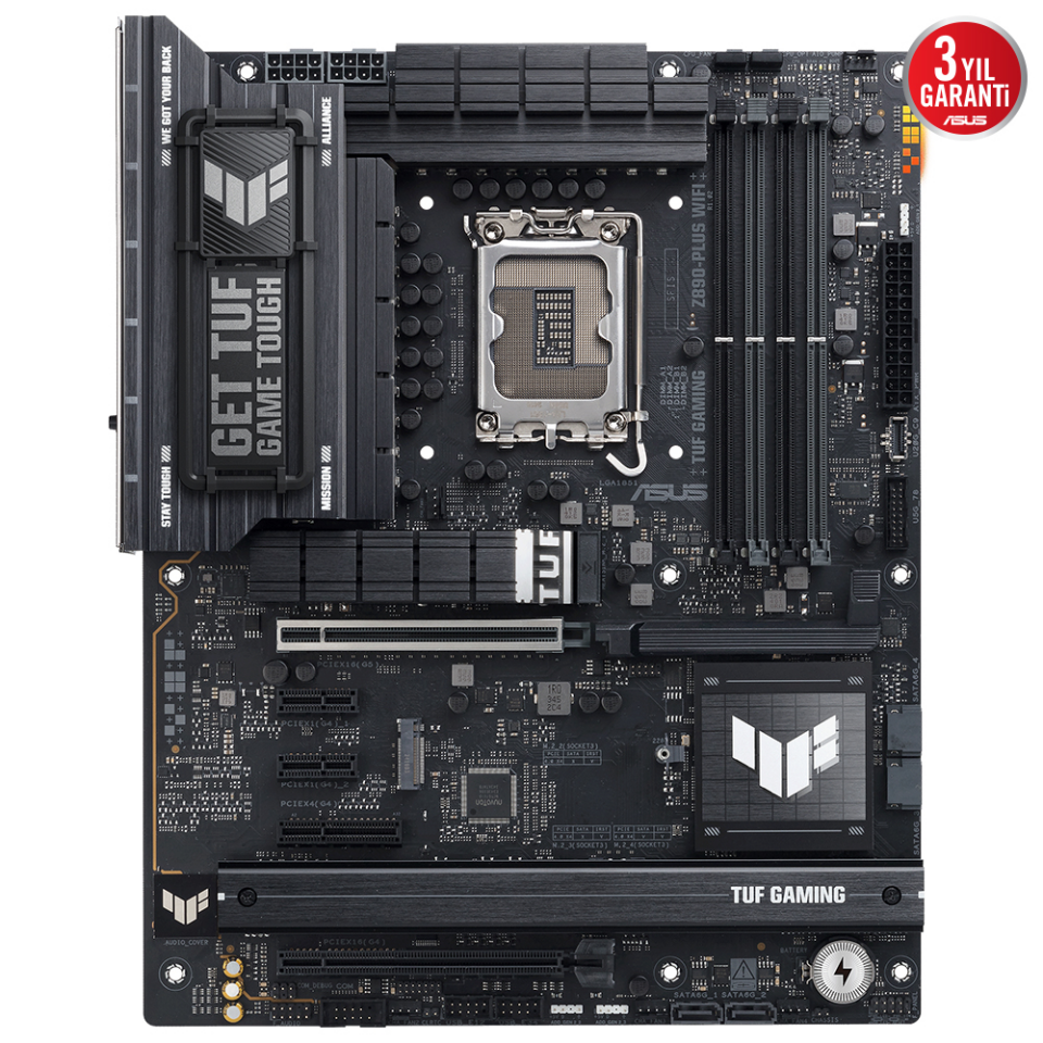ASUS TUF GAMING Z890-PLUS WIFI DDR5 9066MT/S 1XHDMI 1XDP 2XUSB TYPE-C 4XM.2 ATX 1851P (INTEL ULTRA PROCESSORS SERIES 2)