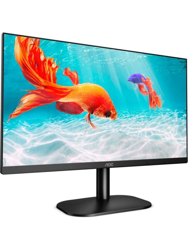 21.5 AOC 22B2H/EU 4MS 75MHZ 1XVGA 1XHDMI FHD 1920X1080 ÇERÇEVESİZ FLICKER-FREE DÜŞÜK MAVİ IŞIK VESA SİYAH