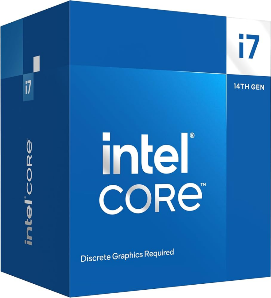 INTEL CORE i7 14700F 33MB 12çekirdekli VGA YOK 1700p 65w Kutusuz+Fanlı