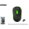 Everest SM-804 Usb Siyah/Yeşil 1600dpi Kablosuz Mouse
