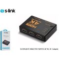 L-HSW4K33 3port HDMI (giriş) 1port HDMI (çıkış) 4K HDMI Switch
