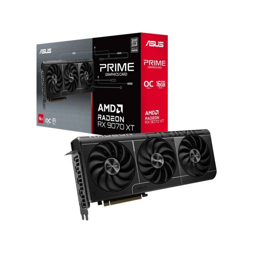 ASUS PRIME-RX9070XT-O16G OC 16GB GDDR6