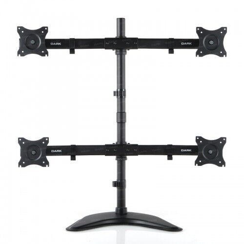 DARK 13/27'' VM43 DK-AC-VM43 Hareketli Siyah 4 kollu yatay Masaüstü Monitör Standı