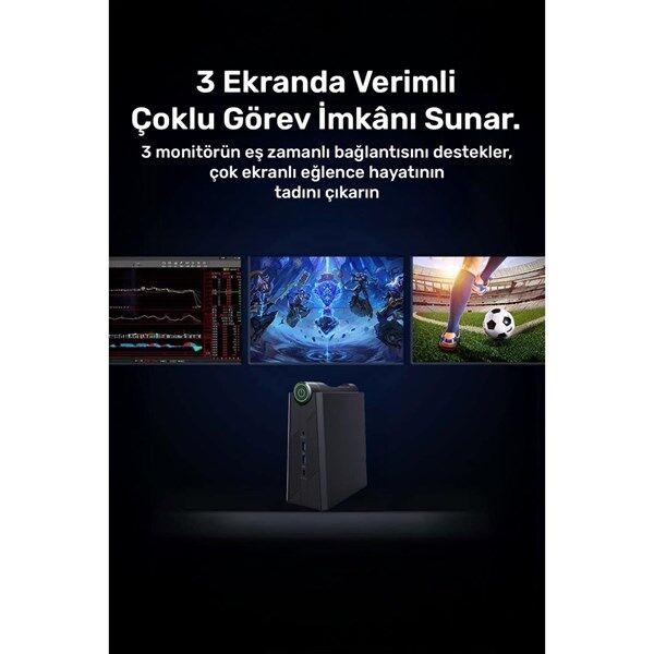 RAXIUS MP AM08 PRO R7 780M-845HS001 RYZEN 7 8845HS 16GB RAM 512GB NVME O/B UHD FDOS MINI PC