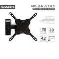 DARK 13/42'' DK-AC-VT34 Hareketli Siyah 1 kollu Monitör,TV Askı Aparatı