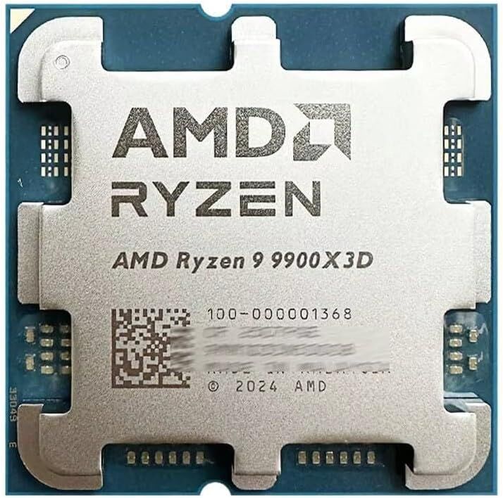AMD RYZEN 9 9900X3D 128MB 12çekirdekli O/B UHD AM5 170w Kutusuz+Fansız