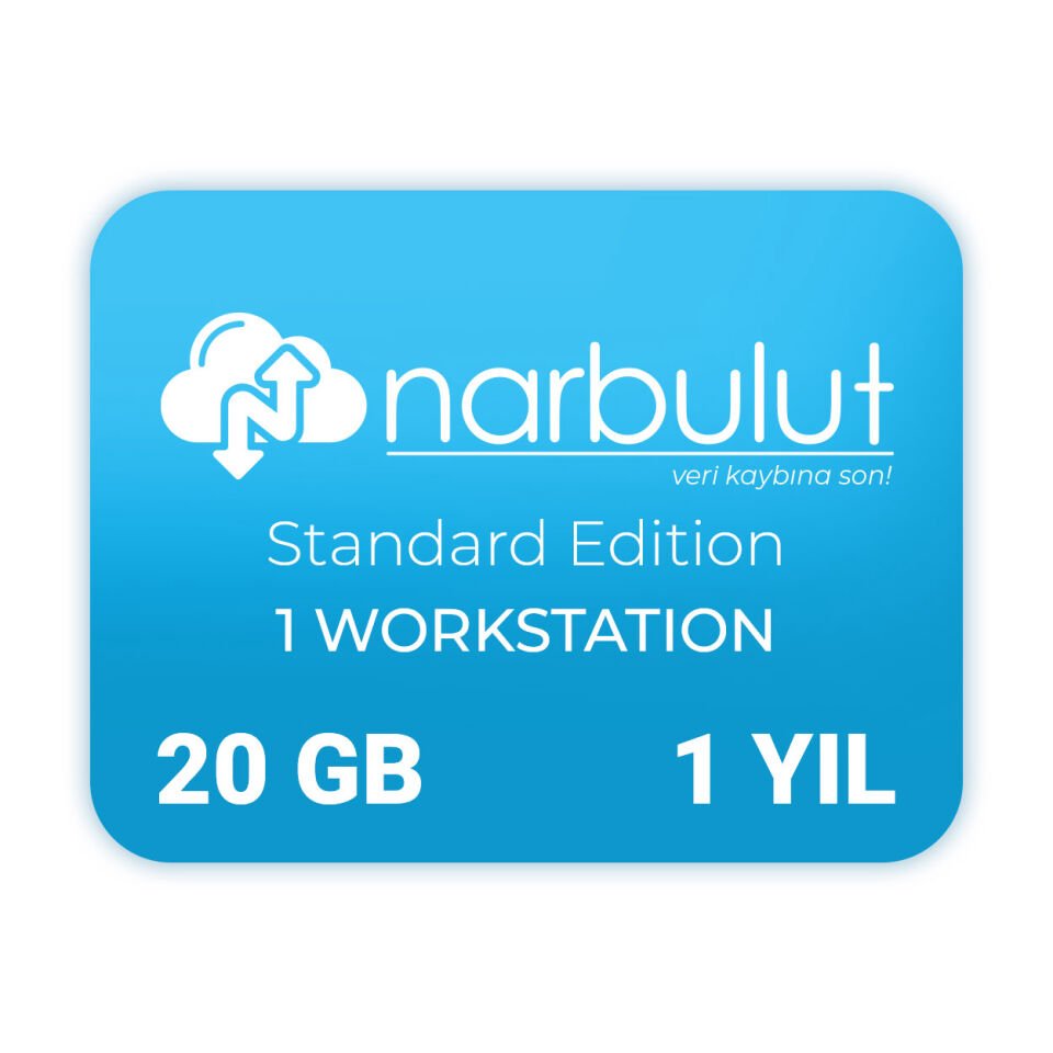 NARBULUT Backup Now Standart Edition 20GB Lisans 1yıl 20kullanıcı basic support is included.