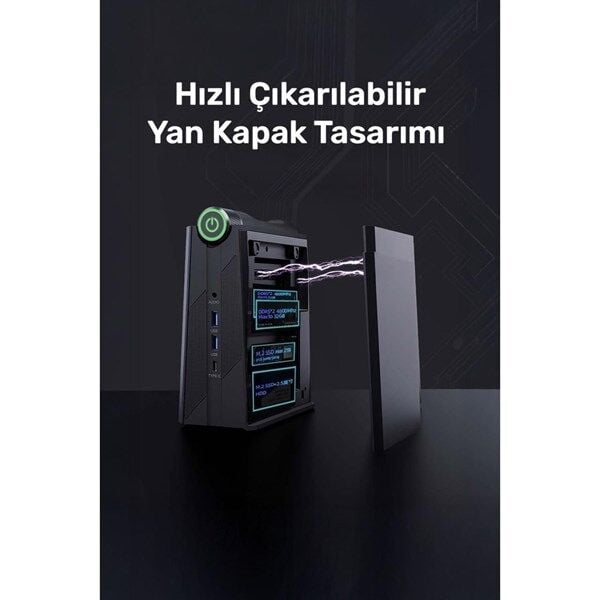 RAXIUS MP AM08 PRO R7 780M-845HS001 RYZEN 7 8845HS 32GB RAM 512GB NVME O/B UHD FDOS MINI PC