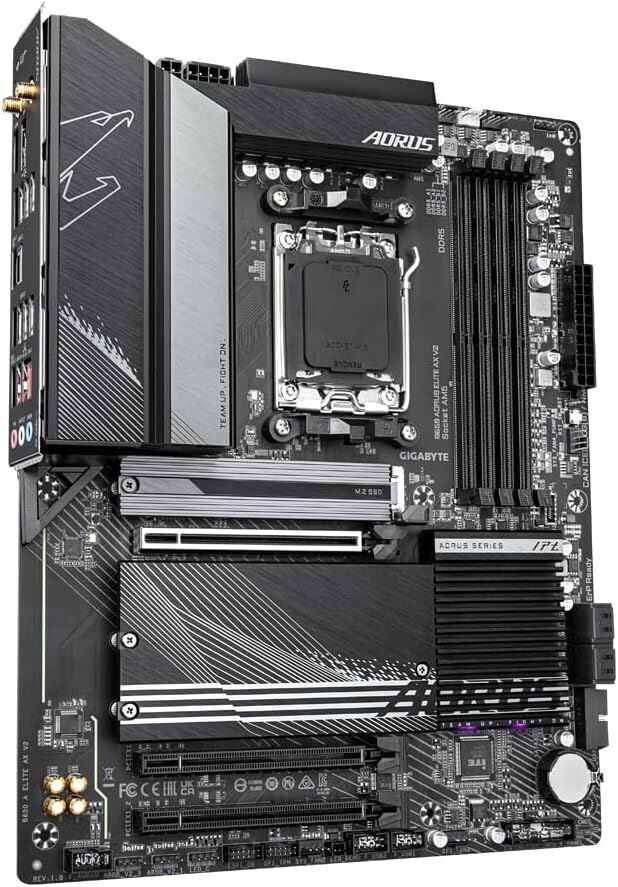 GIGABYTE AORUS ELITE AX v2 B650 DDR5 HDMI DP PCIE 4.0 AM5 ATX