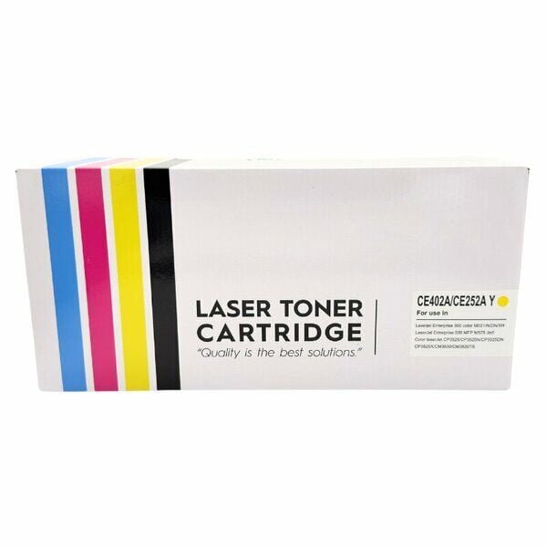 Tonerkopi Hp 507A-CE402A/504A-CE252A / Canon CRG-723/CRG-732 YL Muadil Toner