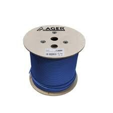 AGER CAT6 Utp 23AWG Mavi 500m Makara Saf Bakır Kablo 0.50mm AC-600-5-BL