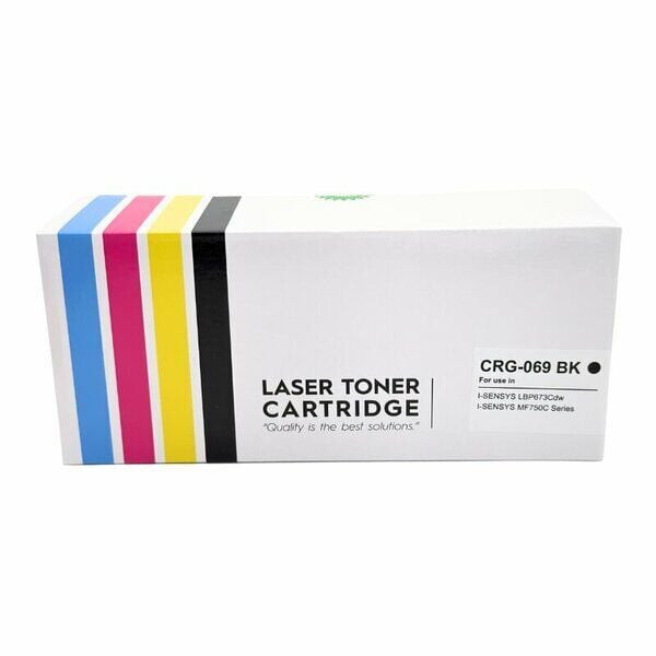 Tonerkopi Canon CRG-069/5094C002 - Hp 230A-W2300A BK Çipsiz Muadil Toner