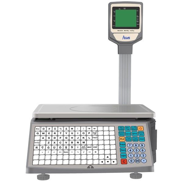 ACLASS LS2 Barkod Yazıcılı Terazi Ethernet,Seri 15kg