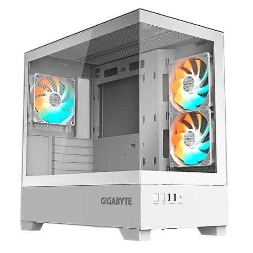 GIGABYTE GB-C201PI PANORAMIK GAMING MID-TOWER PC KASASI BEYAZ 360MM SIVI SOĞUTUCU DESTEĞİ