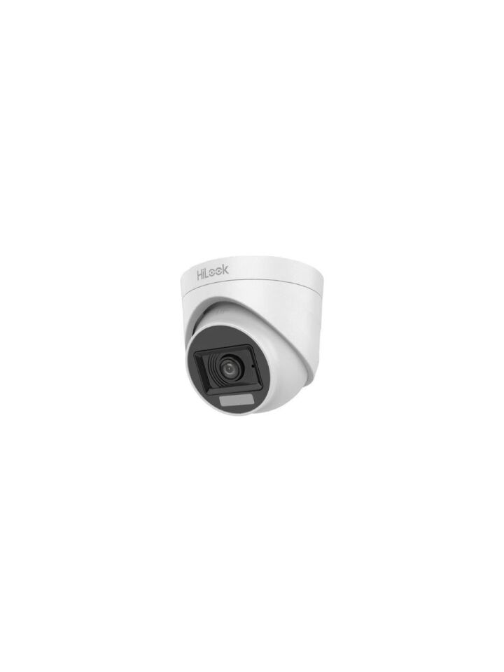 HiLook THC-T127-LPS 2MP Analog 2.8mm ColorVu Gece Renkli Sesli Dome Güvenlik Kamerası