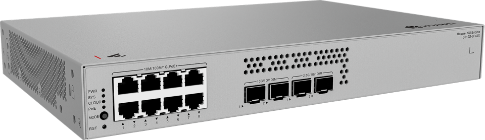 HUAWEI 8port POE+ 128w 2-SFP/2SFP 2.5GE Gigabit Yönetilebilir Switch eKIT S310S-8P4JX