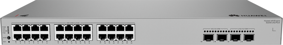 HUAWEI 24port POE+ 195w 2-SFP 2.5GE/2-SFP 10GE Gigabit Yönetilebilir Switch eKIT S220S-24LP4JX