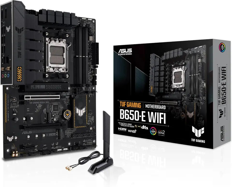 Asus TUF GAMING B650-E WIFI AMD AM5 DDR5 8000 DP HDMI 3x M2 USB3.2 ATX