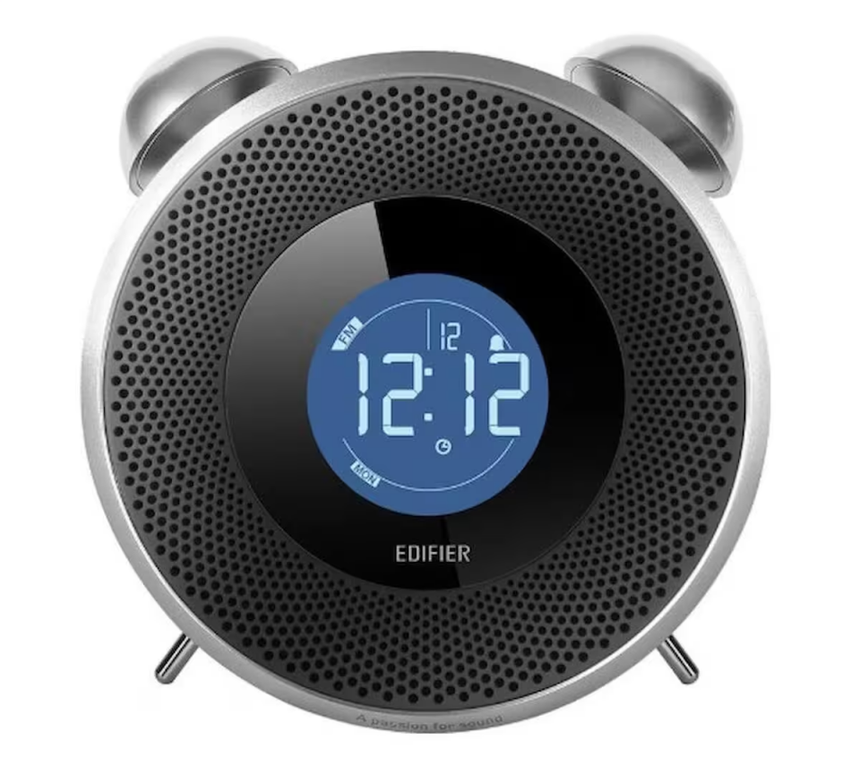 EDIFIER Image Series MF240BTBTick-Tock Dock 8W Rms Çalar Saatli FM Radyo / SD Kart Girişli Hoparlör Siyah, BLUETOOTH