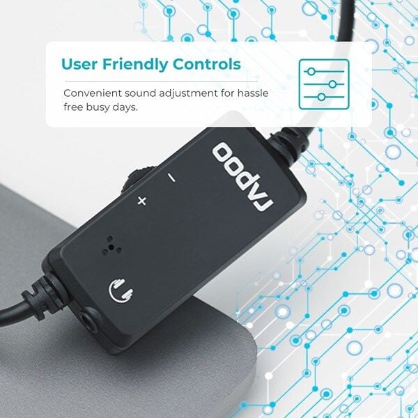 RAPOO H120 Stereo Kablosuz Mikrofonlu Kulaklık