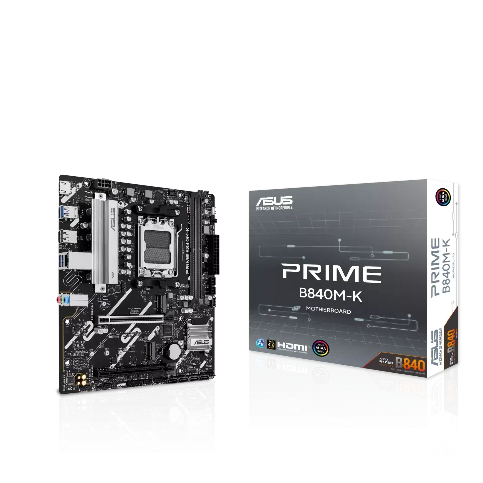 Asus PRIME B840M-K AMD AM5 DDR5 8000+ HDMI 2xM2 USB3.2 mATX