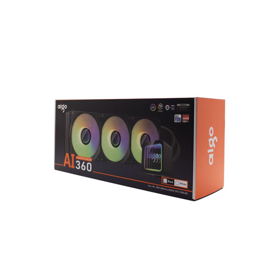 AIGO DO360 ARGB 360mm Siyah Sıvı Soğutma 1851/AM5