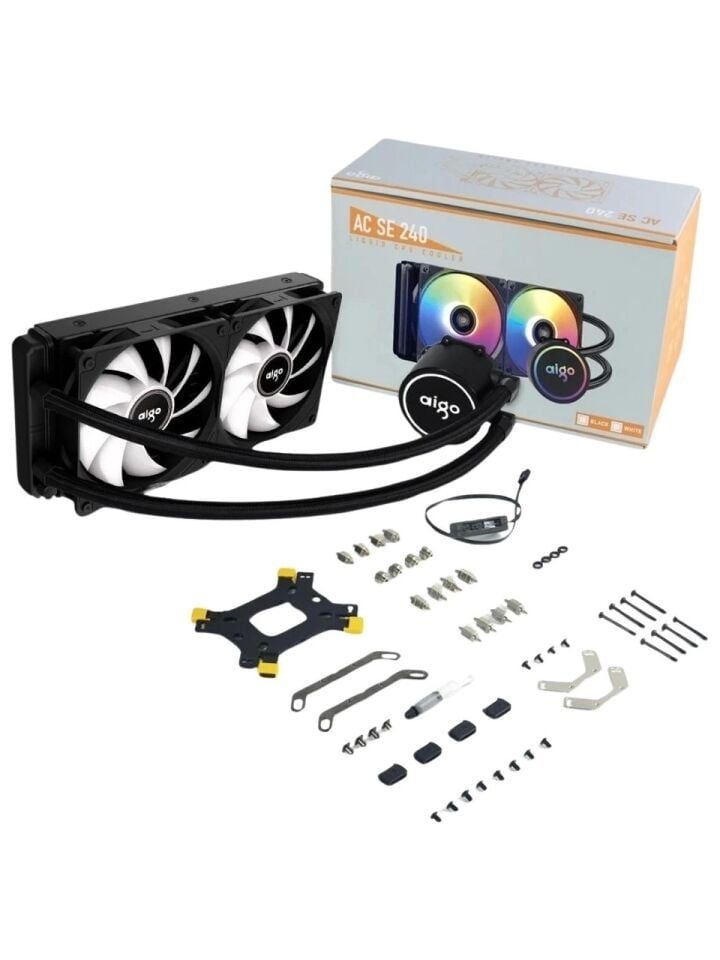 AIGO DX120 V2.6 ARGB 120mm Siyah Sıvı Soğutma 1851/AM5