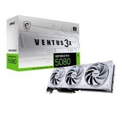 MSI VGA GEFORCE RTX 5080 16G VENTUS 3X OC WHITE 16GB GDRR7 256B DX12