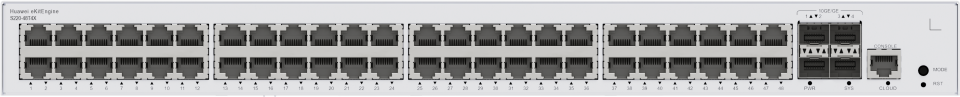 HUAWEI 48port 4-SFP 10GbE Gigabit Yönetilebilir Switch eKIT S220-48T4X