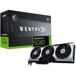 MSI VGA GEFORCE RTX 5080 16G VENTUS 3X OC PLUS 16GB GDRR7 256B DX12