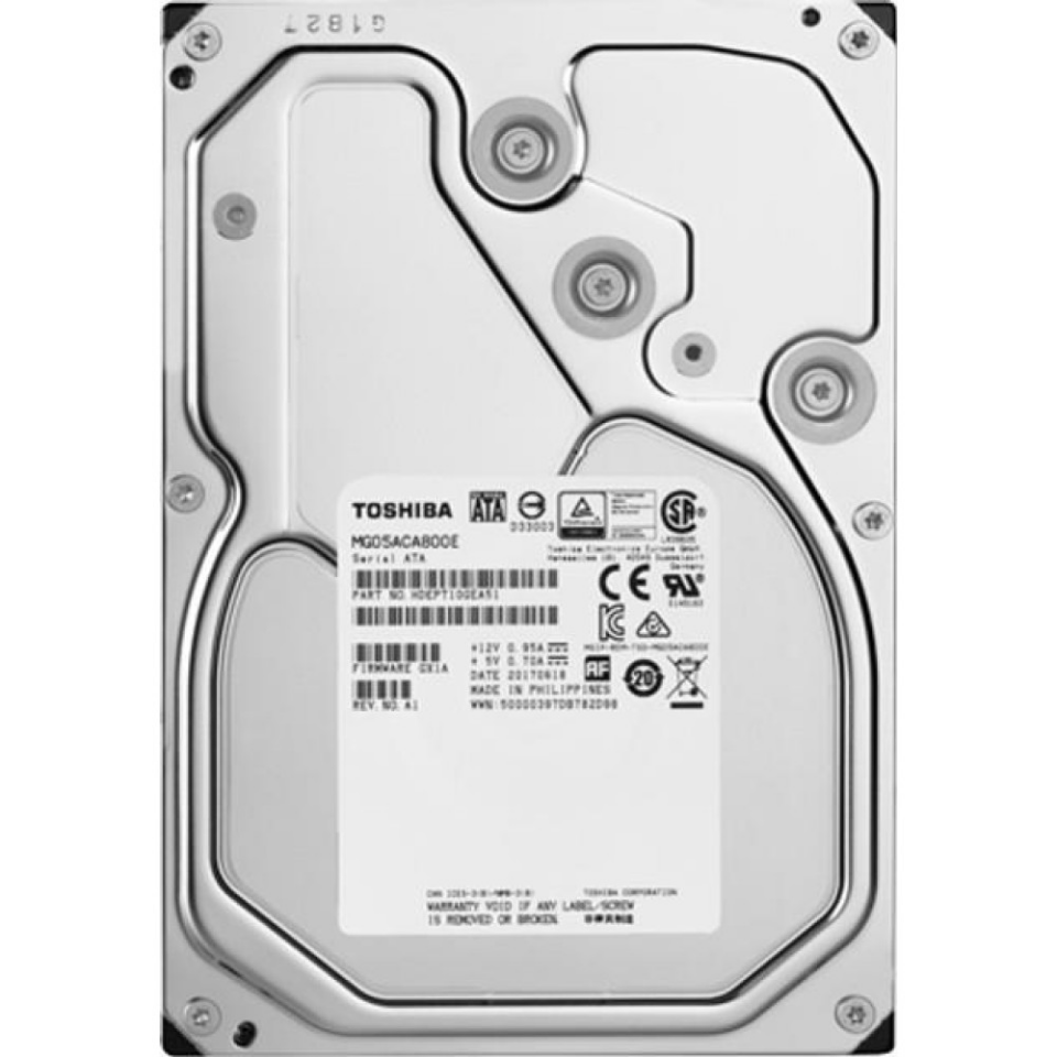 TOSHIBA 3.5'' 22TB MG10AFA22TE 7200 RPM 256MB SATA-3 NAS ve Güvenlik Diski