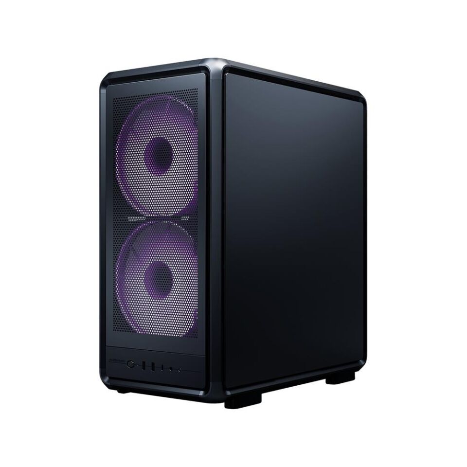 Cooler Master MasterFrame 500 Mesh Siyah TG ARGB Alüminyum ATX Kasa PSU YOK