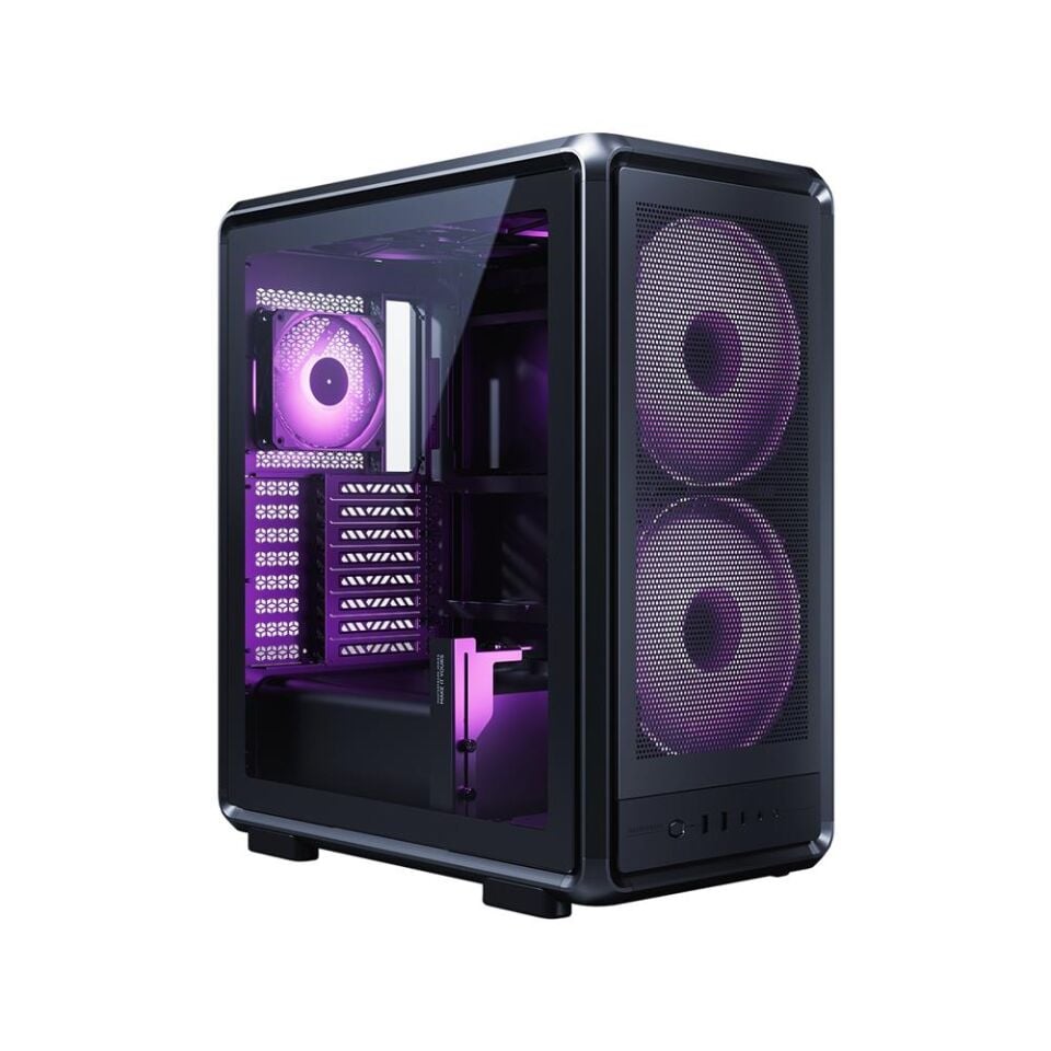 Cooler Master MasterFrame 500 Mesh Siyah TG ARGB Alüminyum ATX Kasa PSU YOK