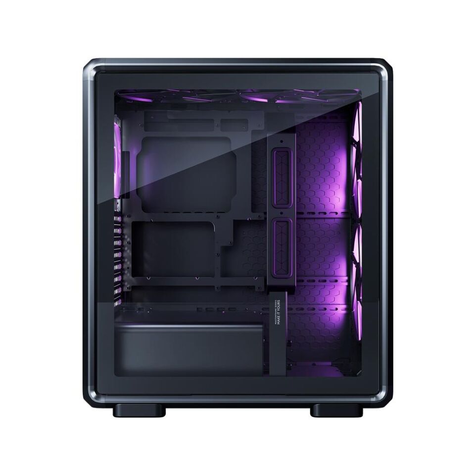 Cooler Master MasterFrame 500 Mesh Siyah TG ARGB Alüminyum ATX Kasa PSU YOK