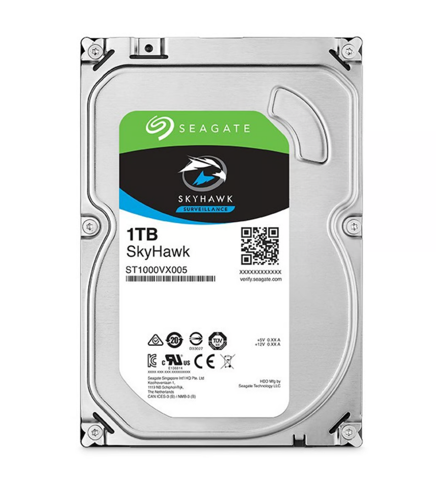 SEAGATE 1TB 3.5'' SKYHAWK ST1000VX005 5900 RPM 64MB SATA-3 Güvenlik Diski