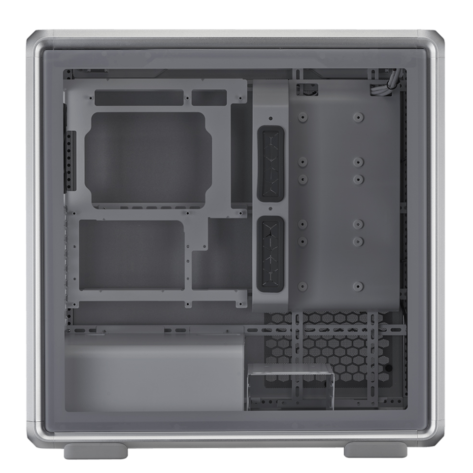 Cooler Master MasterFrame 600 TG Gümüş Gri ARGB Alüminyum ATX Kasa PSU YOK