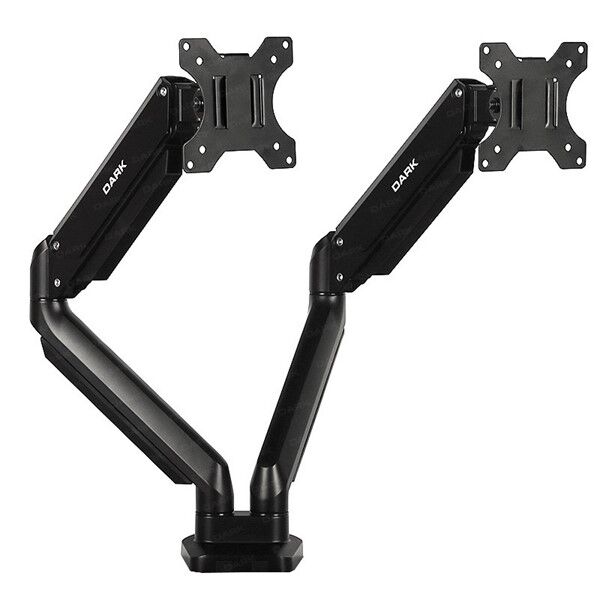 DARK 17/32'' DK-AC-VM200 Hareketli Siyah 2 kollu dikey Monitör Askı Aparatı