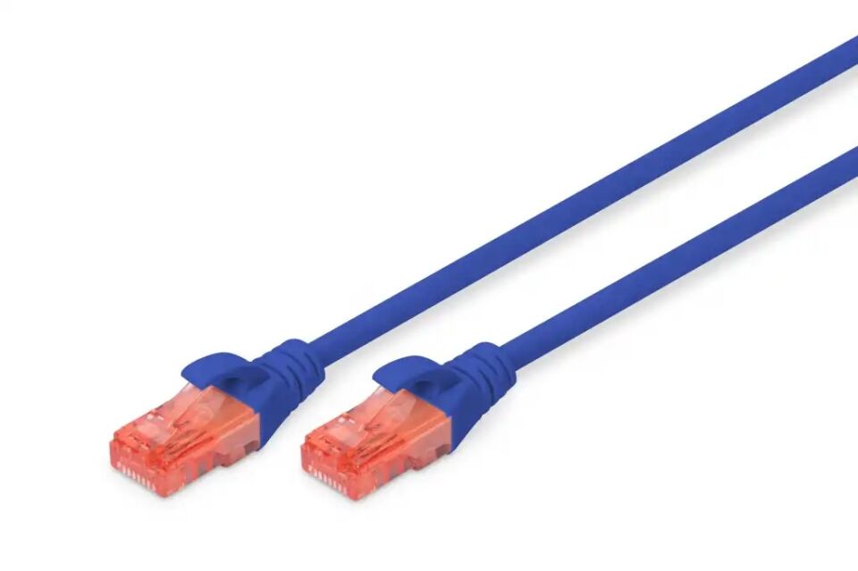 DIGITUS 2metre CAT6 Utp DK-1617-020/B Mavi Patch Kablo (10'lu Paket)