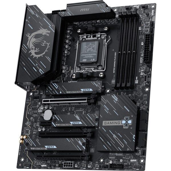 MSI X870E GAMING PLUS WIFI7 DDR5 HDMI TYPE-C PCIE 5.0 AM5 ATX