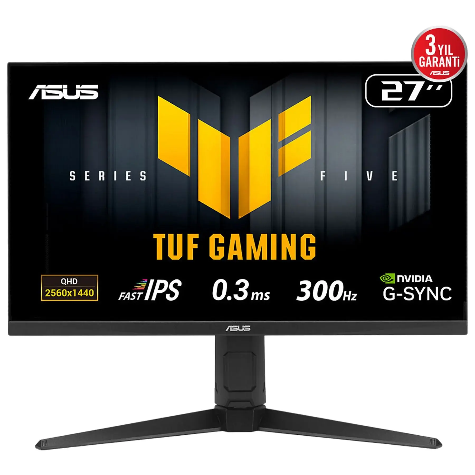 Asus 27'' TUF Gaming VG27AQ5A IPS Gaming Monitör 0.3ms Siyah