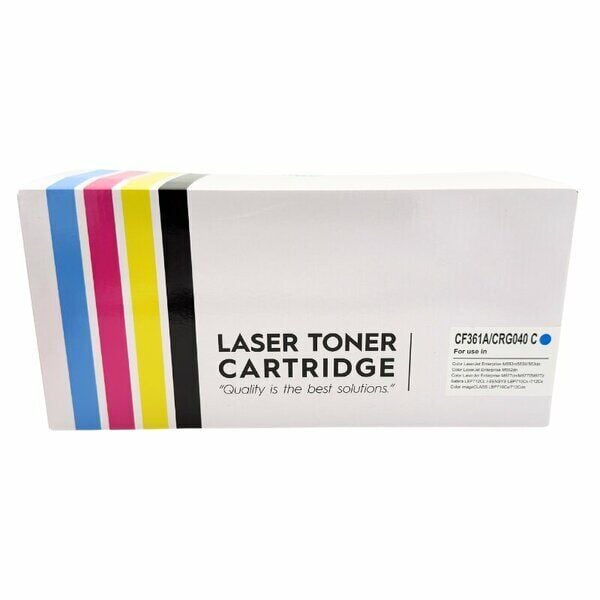 Tonerkopi Hp 508A-CF361A / Canon CRG-040/0458C001 / Canon T10 CY Muadil Toner