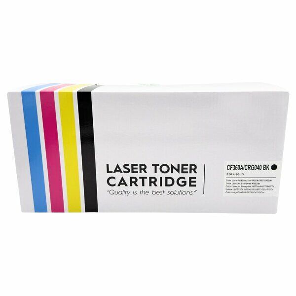 Tonerkopi Hp 508A-CF360A / Canon CRG-040/0460C001 / Canon T10 BK Muadil Toner