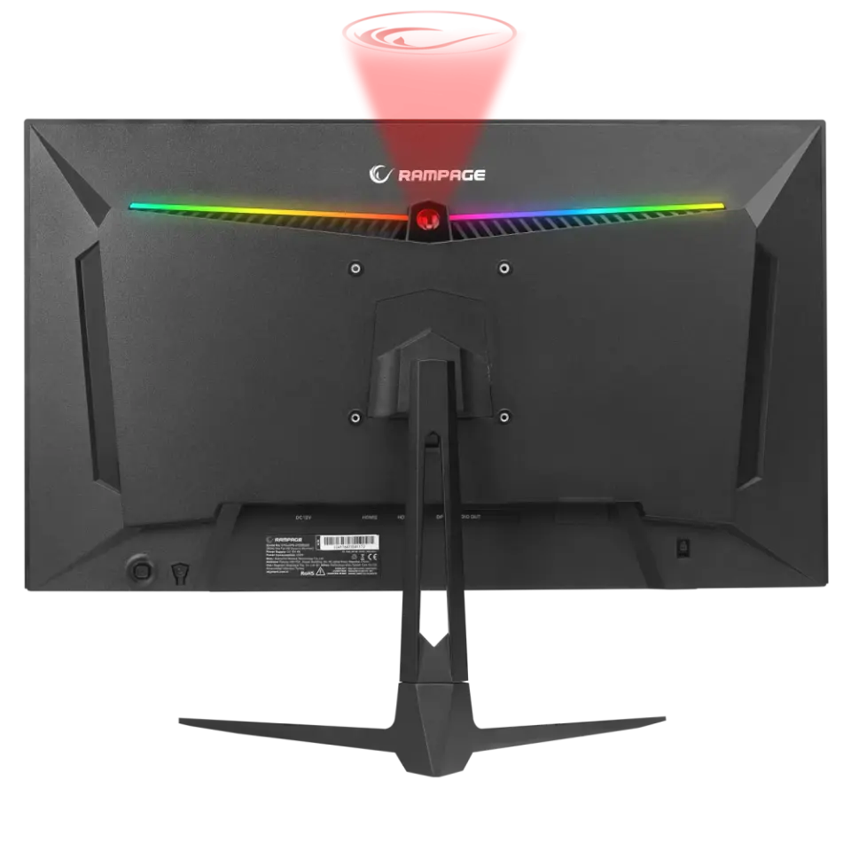 Rampage 25'' CYCLOPS CY25R240 Full HD HDR Logo Yansıtma RGB PC Flat Oyuncu Monitörü