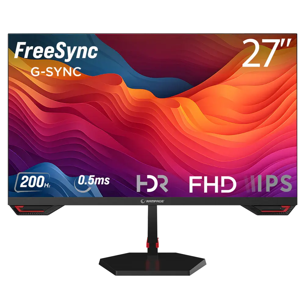 Rampage 27'' CRIMSON CR27R200 Fast IPS FHD Freesync/G-Sync PC Flat Oyuncu Monitörü