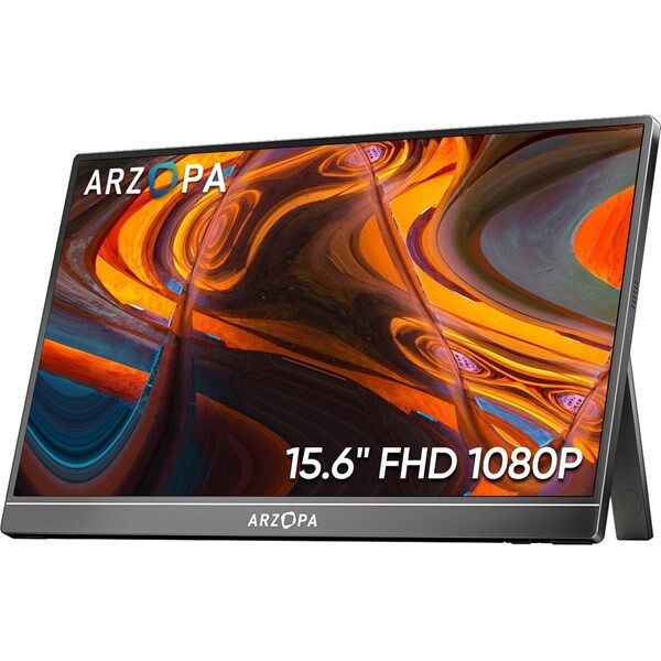 ARZOPA 15.6'' IPS A1 60Hz USB-C/mHDMI Taşınabilir Monitör (1920 X 1080)