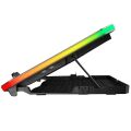 RAMPAGE AD-RC34 METAFOR 10-19'' Siyah 6X RGB FANLI Notebook Soğutucu Stand