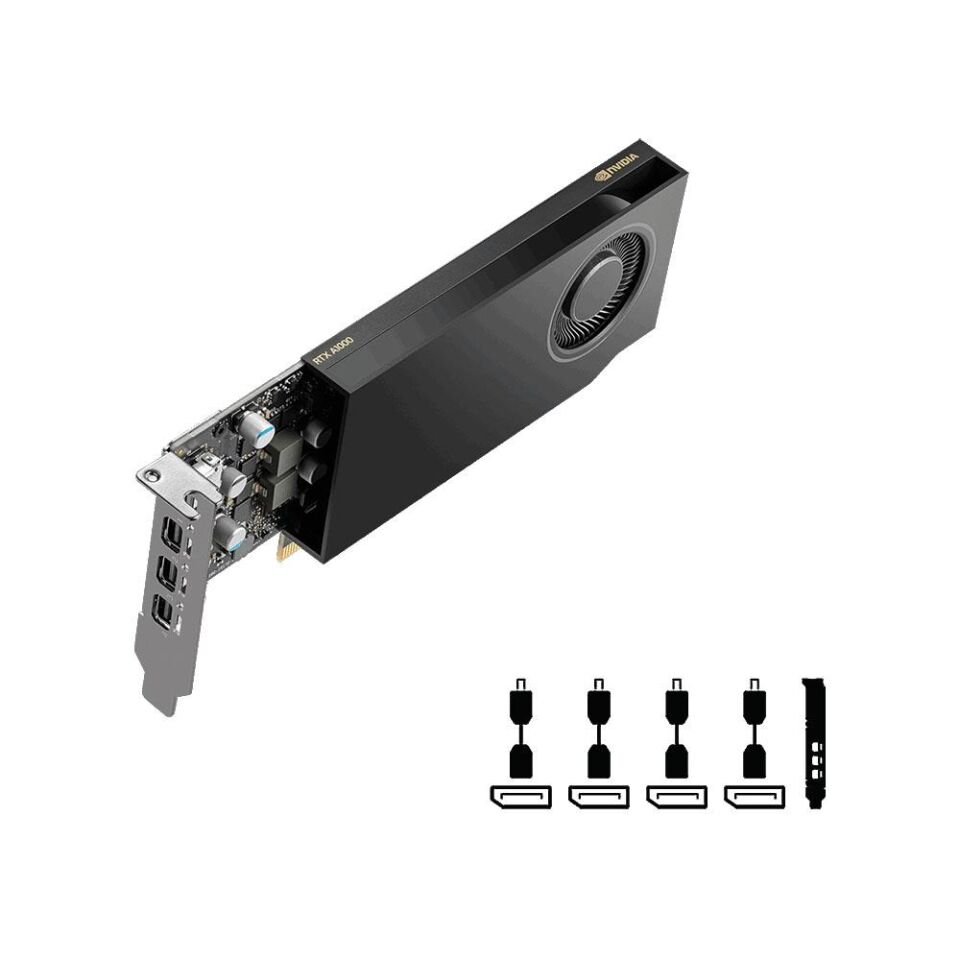 PNY RTX A1000 8GB GDDR6 128Bit