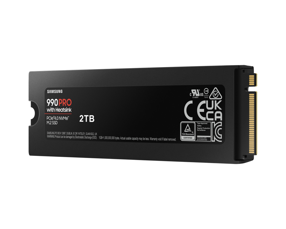 SAMSUNG 2TB 990 pro MZ-V9P2T0CW 7450- 6900MB/s M2 NVME GEN4 Disk